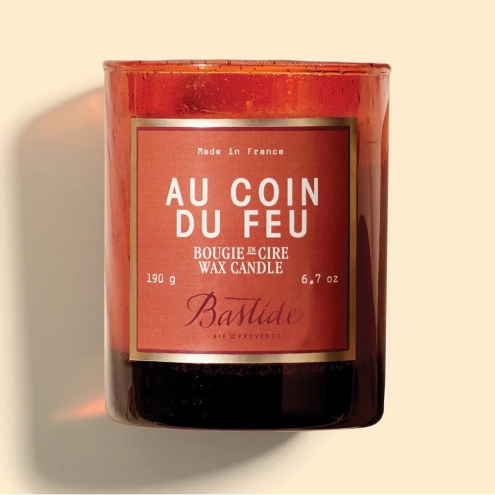 Bastide Au Coin Du Feu Wax Candle in Glass Jar 6.7 Oz